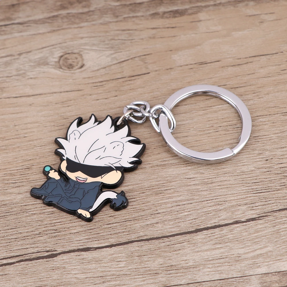 

BG1040 Anime Boy Keychain Car Key Chain Pendant Anime Accessories Cartoon Keyring Cosplay Jewelry Kids Gifts