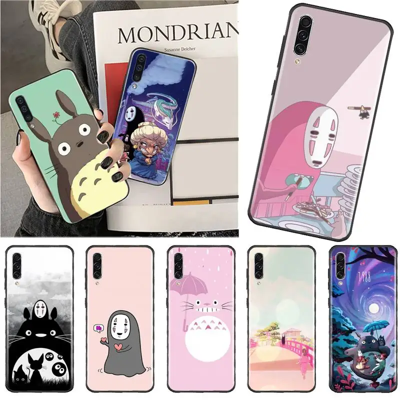 

Studio Ghibli Spirited Totoro Phone Case For Samsung A40 A50 A51 A71 A20E A20S S8 S9 S10 S20 Plus note 20 ultra 4G 5G