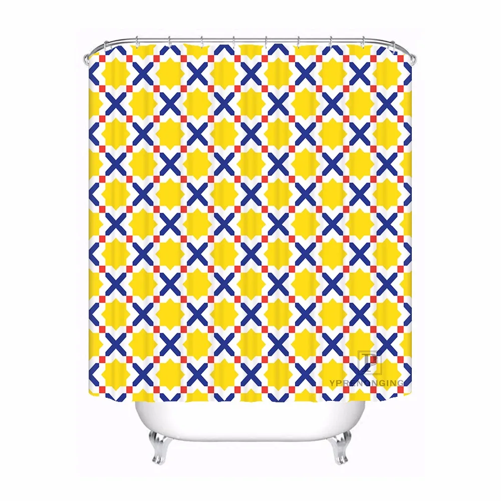 Домашняя Ванна шторка для ванной на заказ бесшовные векторные узоры домашний