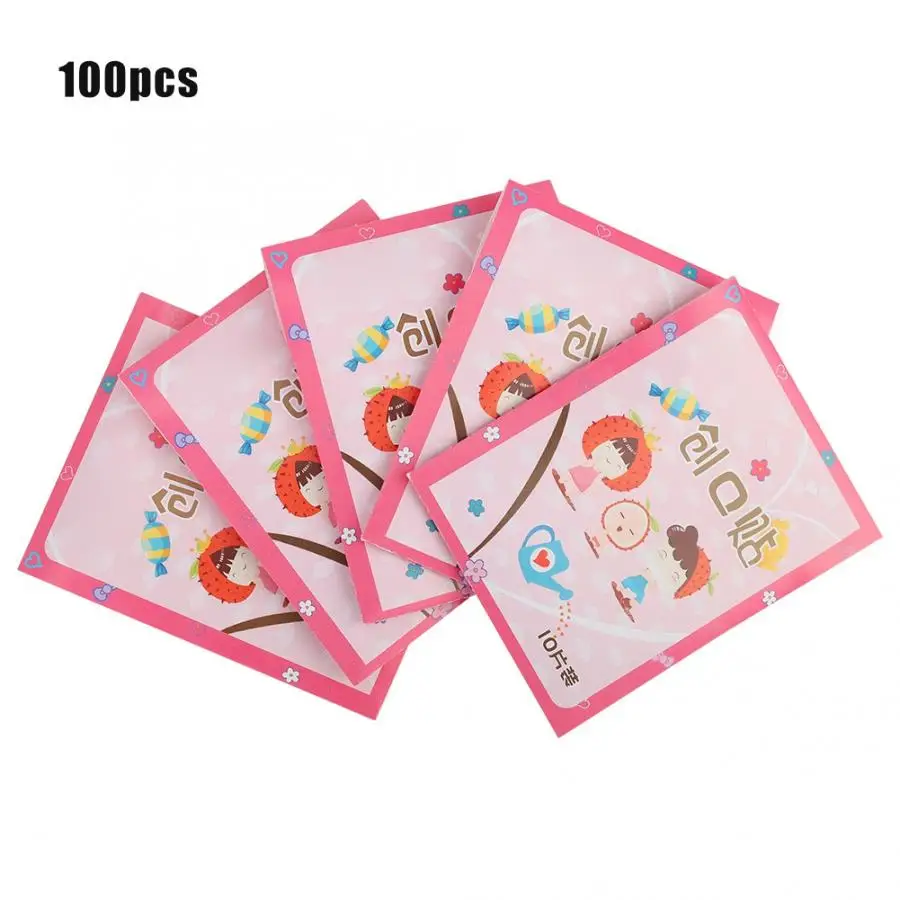 100 шт милые Мультяшные защитный блоки для мебели дышащая повязка лейкопластырь