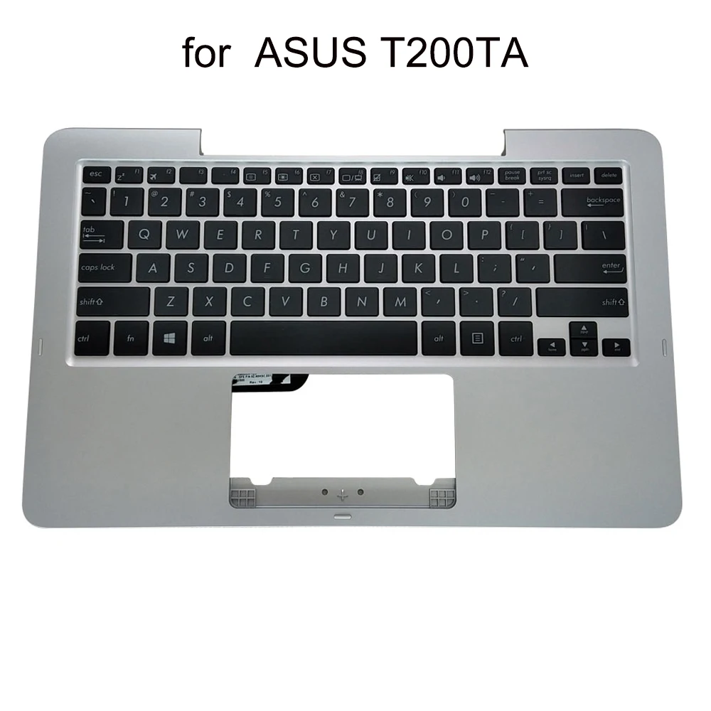 

English Palmrest laptop Keyboard for Asus Transformer Book T200TA T200T T200 US replacement keyboard laptop sale 90NB06I4-R31US0