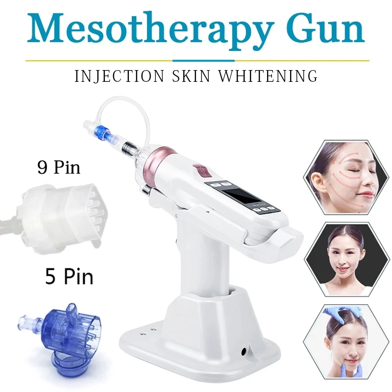 

Korea EZ Vacuum Mesotherapy Gun Injector Hydrolifting Gun EZ Negative Pressure Meso gun Water Injection Microcrystal needle Tip