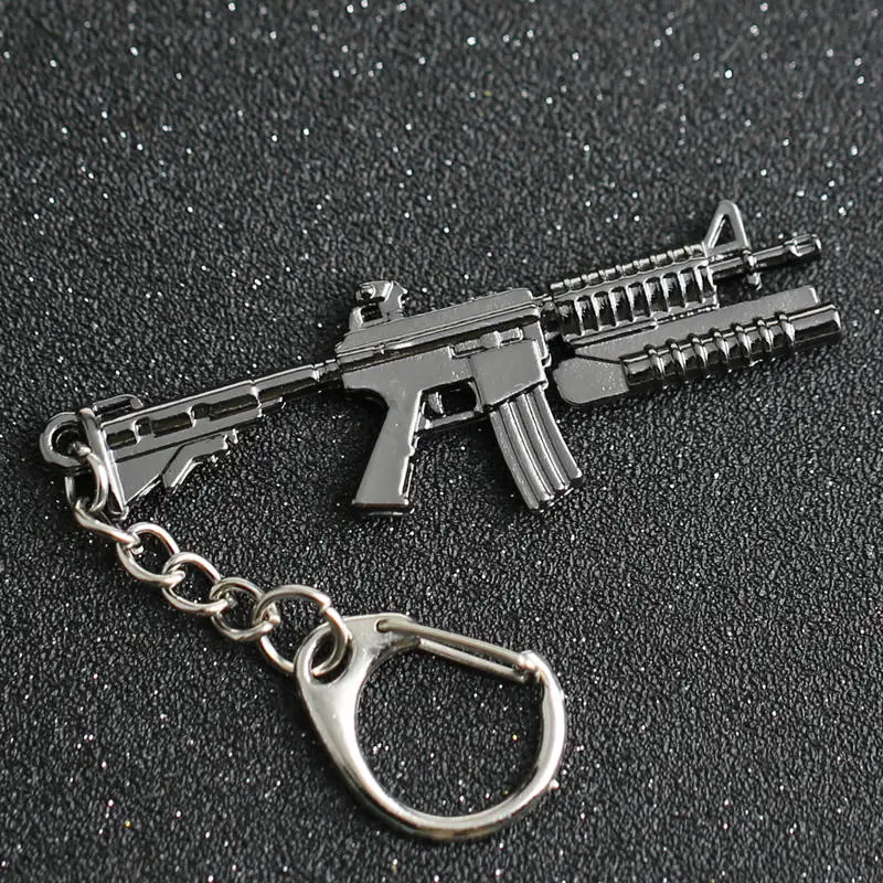 M16 CS GO CSGO CF брелок револьвер Magnum Ходячие мертвецы Рик грим пистолет оружие счетчик удар брелок кольцо - Цвет: M16