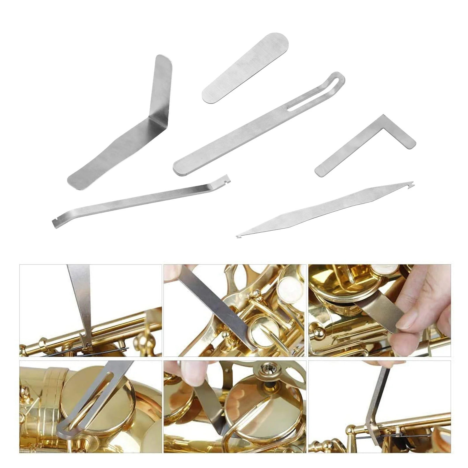 

Muslady Practical Saxophone Repair Tool Kit Woodwind Instrument Maintenance Tool Set