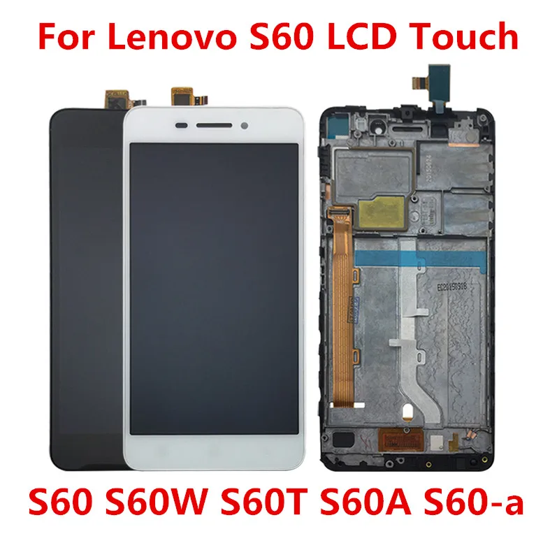 5 дюймовый сенсорный ЖК дисплей для Lenovo S60 S60W S60T S60A|Экраны мобильных телефонов| |