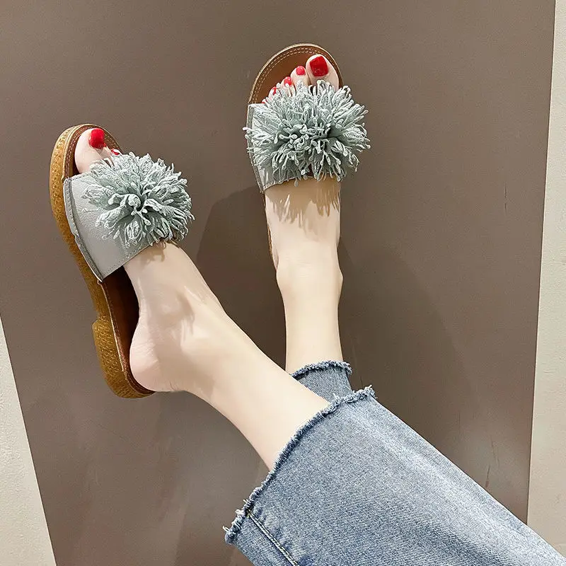 

Women's Summer Outdoor Slippers 2021 New Soft Bottom Fashion Seaside Sand Shoes Beach Fashion Casual Non-Slip Sandals
