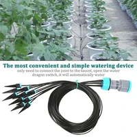 10 nozzle 1 6m pot plants garden greenhouse water saving adjustable micro irrigation drip irrigation kit watering system
