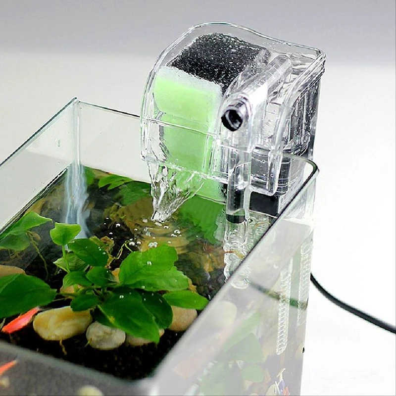 3 в 1 подвесной фильтр без коллектора масляной пленки Внешний Аквариум Фильтр