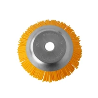 8 inch grass strimmer head trimmer brush solid nylon wire wheel garden lawn with a 25 4 mm socket brush cutter support plate