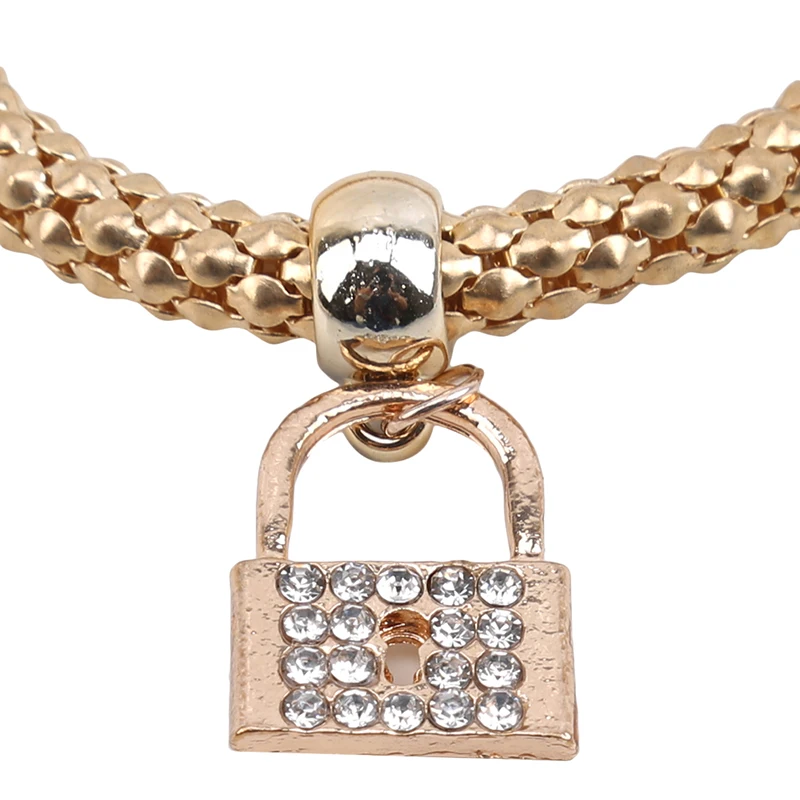 Новинка 2020 подвеска-медальон для ключей браслеты женщин многослойные золотистые