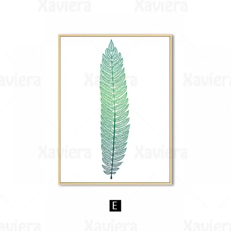 

Green Leaf Vein Canvas Painting Sunshine Plant Specimen Decoration Posters and Prints Home Living Room Bedroom Wall Decoration