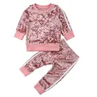 Детский осенне-зимний комплект одежды для маленьких девочек