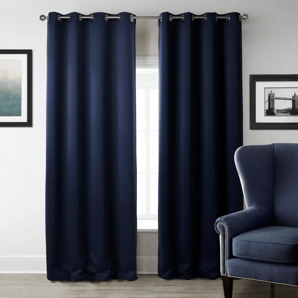 

Modern Cotton Linen Blackout Curtains For Living Room Window Black Blinds Bedroom Sliding Door Customize Curtain Drapes Cortinas