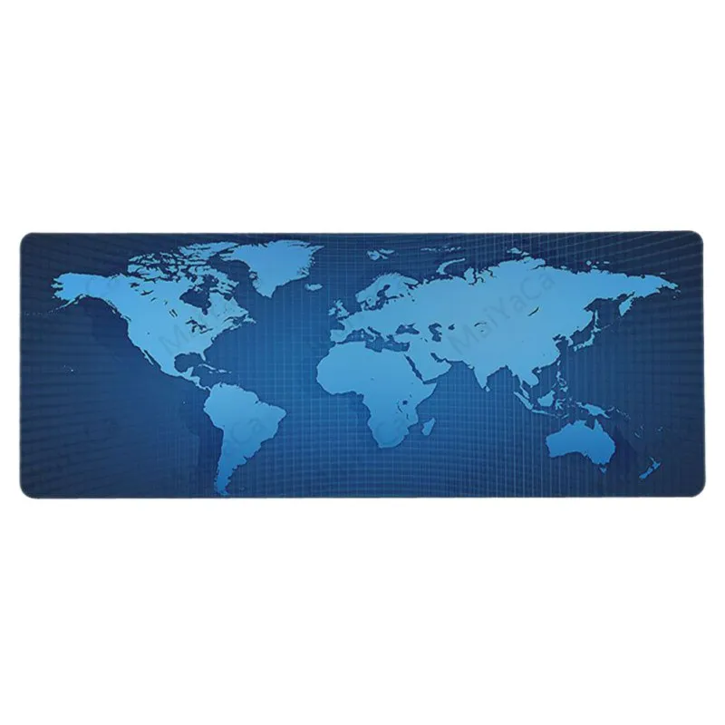 Коврик для мыши с массовым узором игровой коврик карта мира 300x80 0/900 мм DIY большой