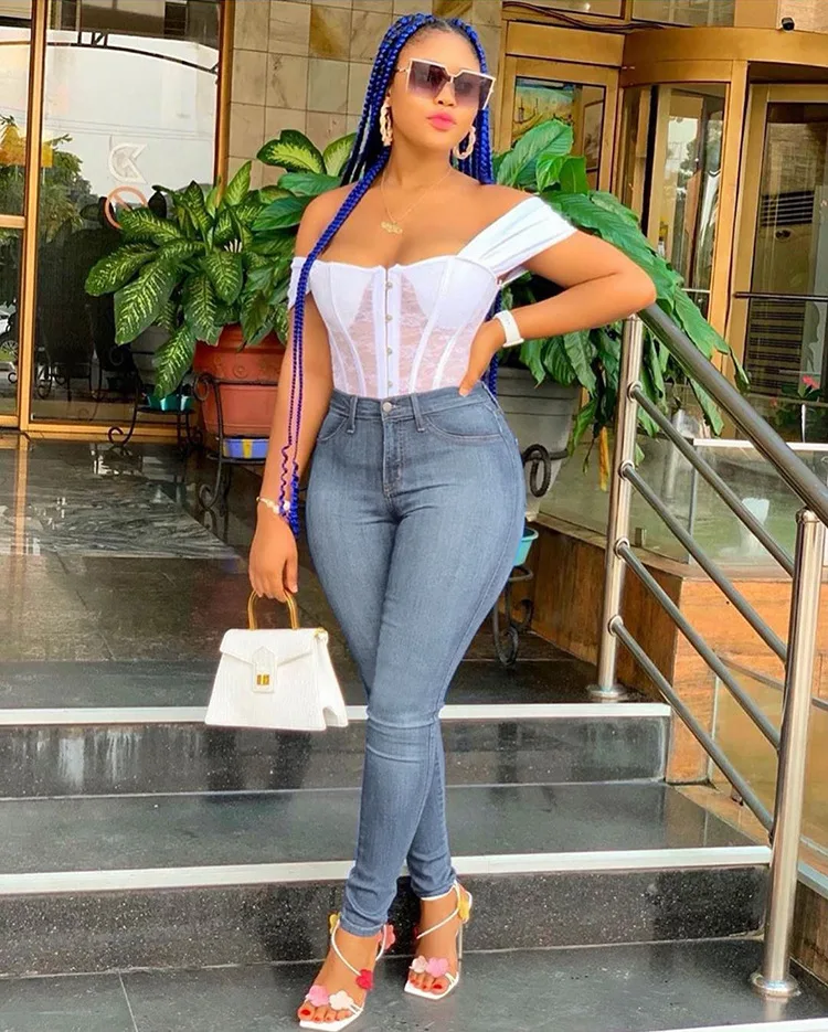 

Jeans Women Pants 2021 Fashion Bandage Casual Solid Ripped Skinny Korean Jean Long Denim Mom Leggings Punk Francais Streetwear