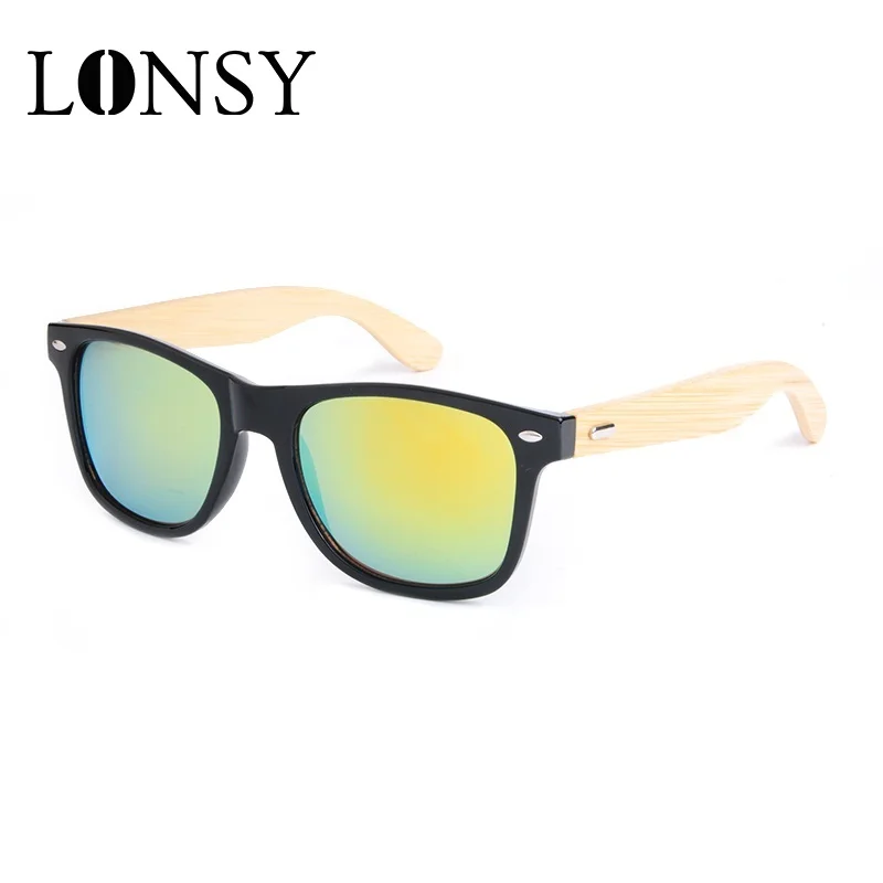 

Солнцезащитные очки LONSY, ретро, деревянные, мужские, бамбуковые, женские, винтажные, дизайнерские классические солнцезащитные очки, уличные, с бамбуковыми дужками