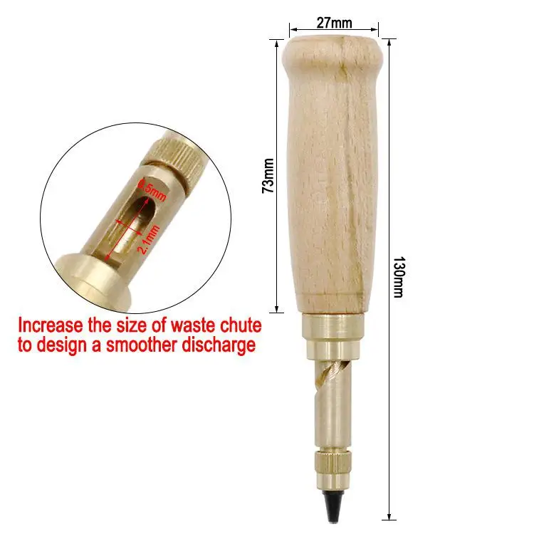 1 комплект кожа резьбовое отверстие пунша переплетные работы Набор инструментов