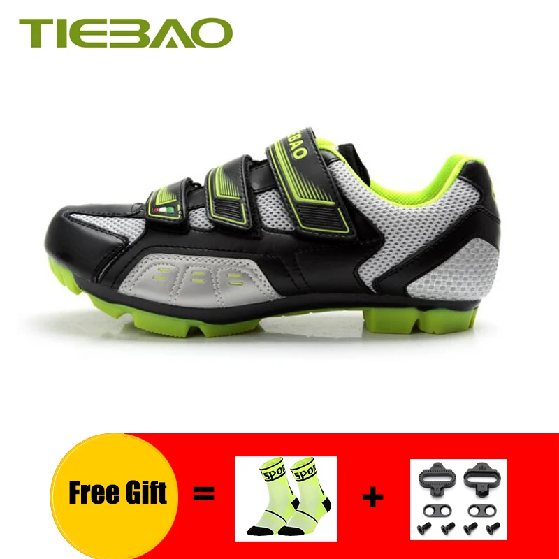 TIEBAO Cycling Shoes Mtb Cleats Women Men Breathable Mountain Bike Shoes Outdoor Self-locking Superstar Bicycle Riding Sneakers
