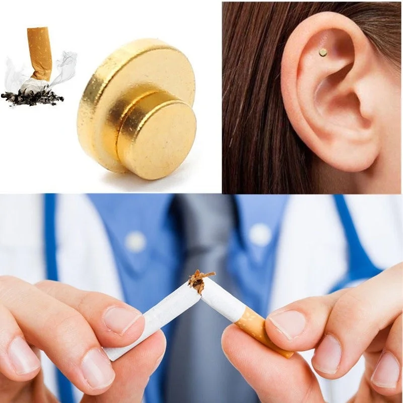 2 шт бросайте курить Zerosmoke здоровый аурикулярный магнит нулевая Ушная терапия