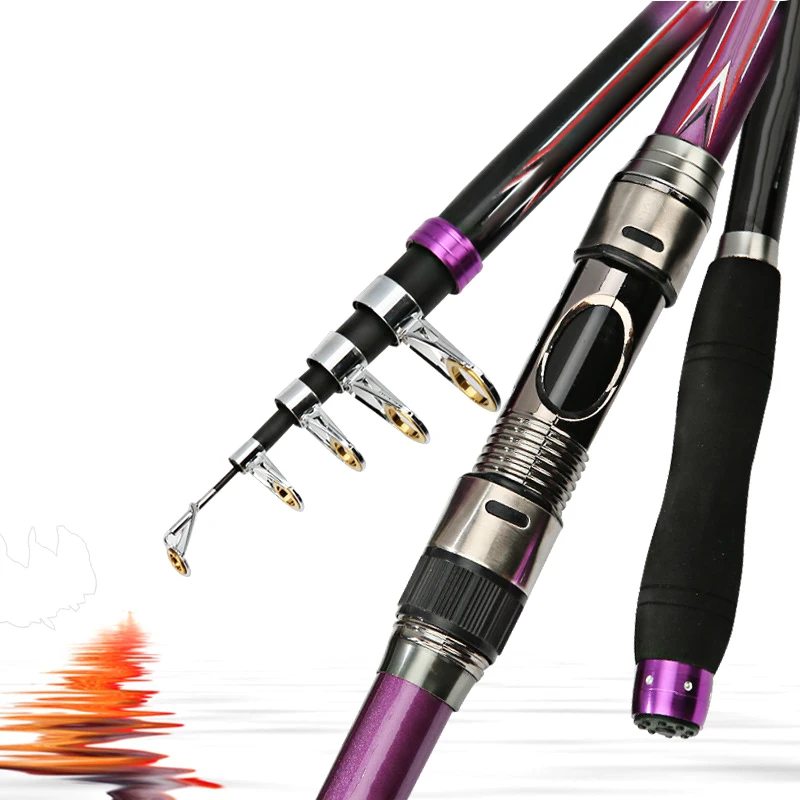 Новая удочка гладкое направляемое кольцо телескопическая портативная