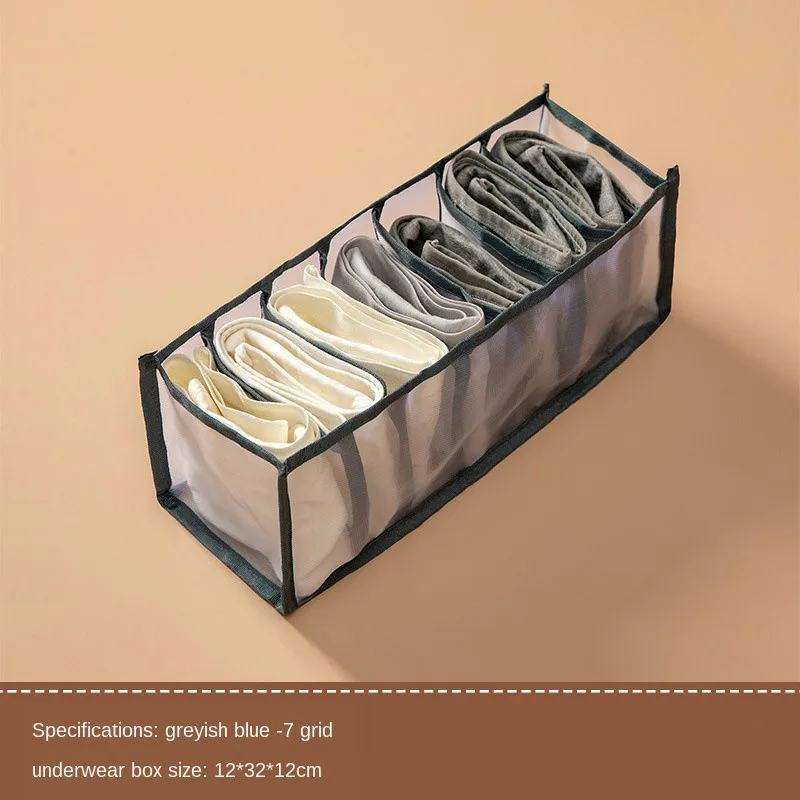 

Underwear Bra Socks Panty Storage Boxes Cabinet Organizers Wardrobe Closet Home Organization Drawer Divider Dormitory Save Space