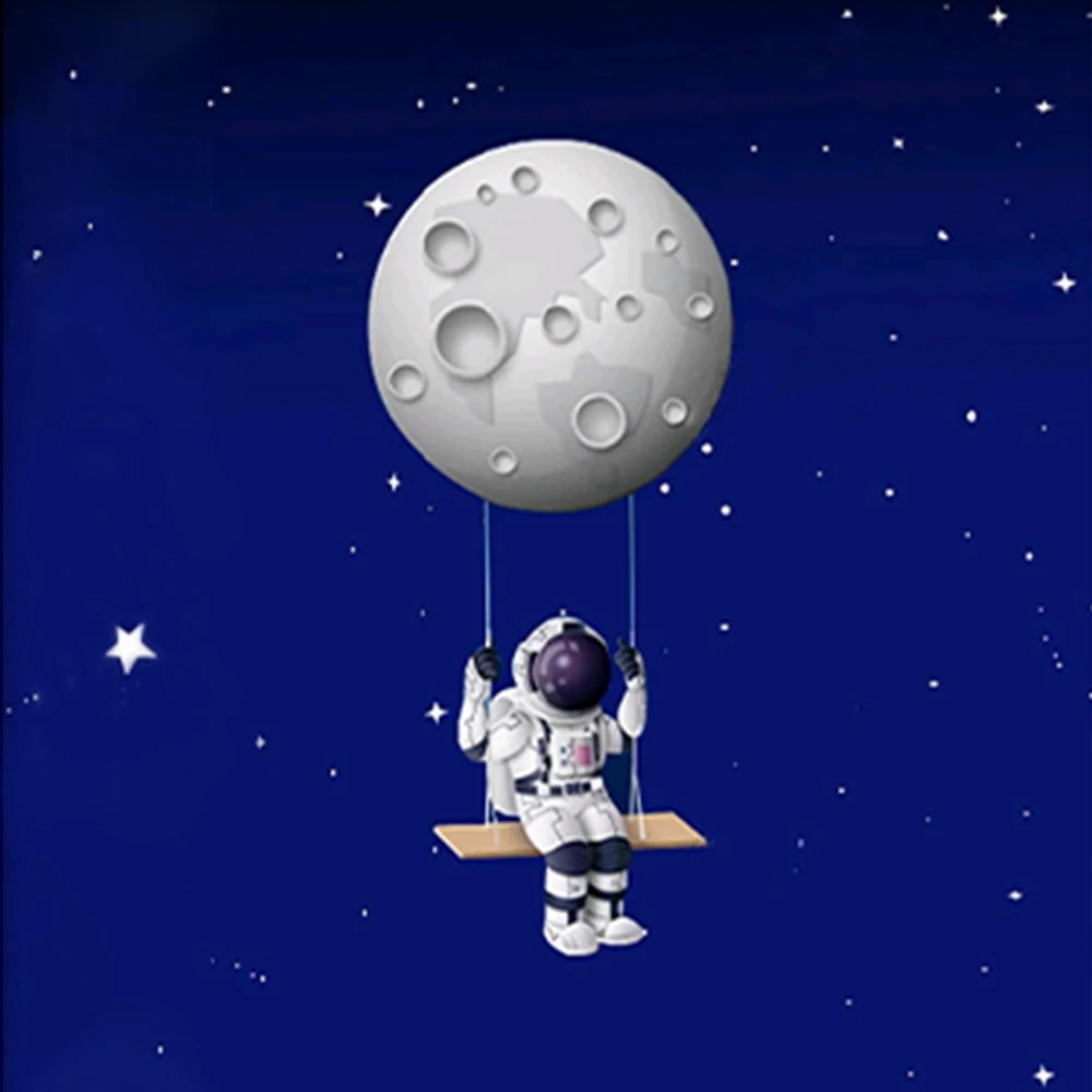 

Wall Art Dream Posters Canvas Painting Blue Starry Night Star Print Room Decor Picture For Kid Children's Room Decoration Modern