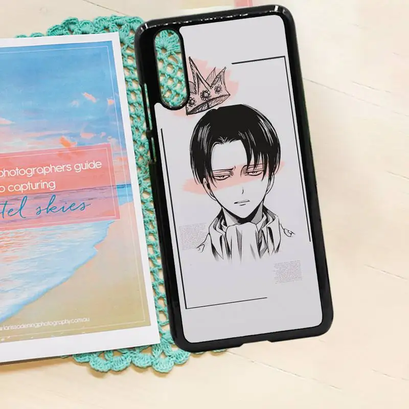 

Attack On Titan Levi Ackerman Phone Case PC for iPhone 11 12 pro XS MAX 8 7 6 6S Plus X 5S SE 2020 XR