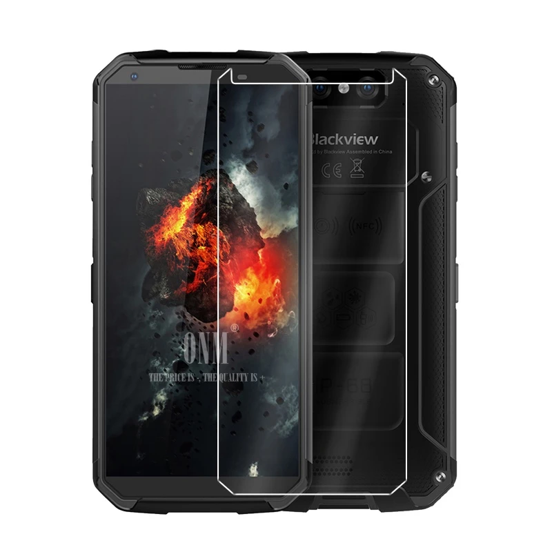 2Pcs Tempered Glass For Blackview BV9500 Plus Glass Screen Protector Tempered Glass  Blackview BV9500 Pro Protective Film