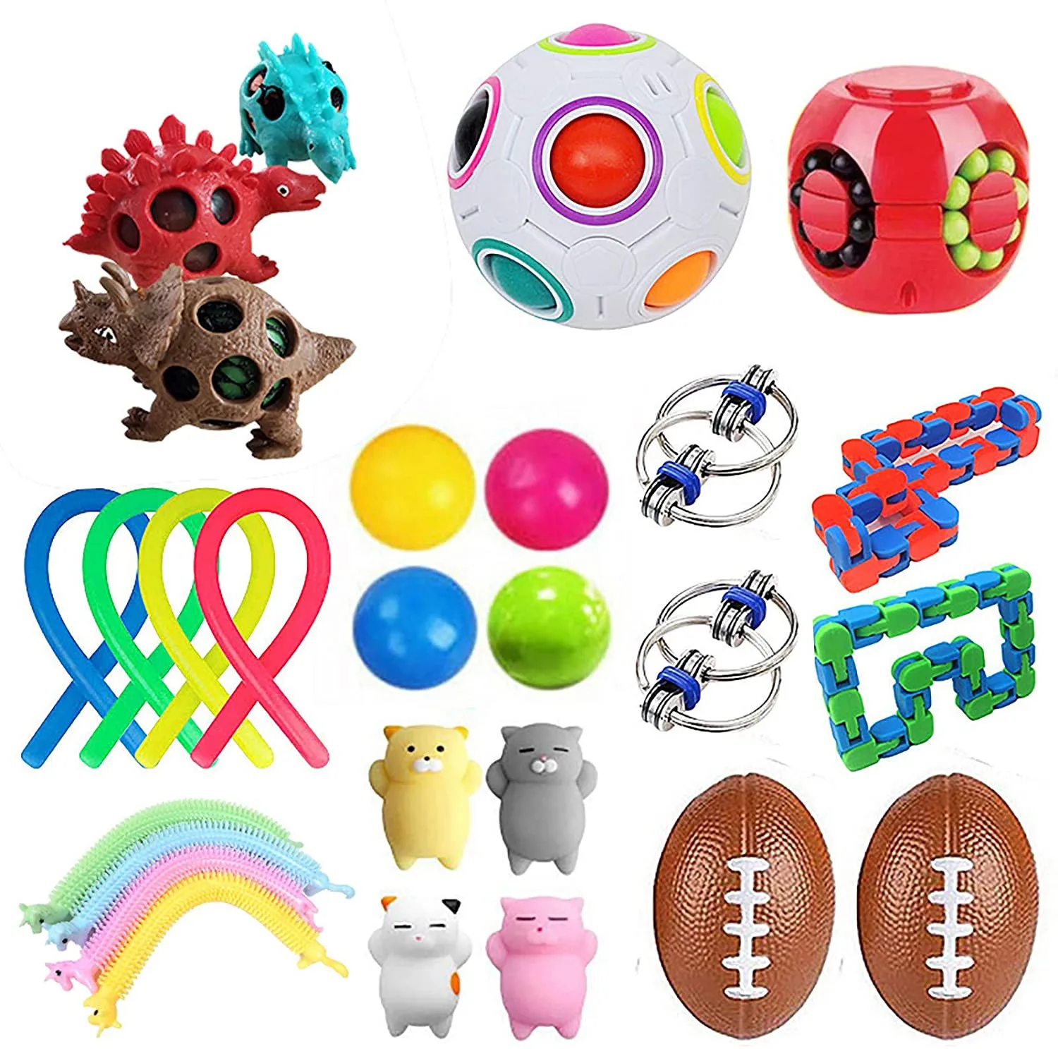 Enlarge Fidget Toy Set Cheap Sensory Toys Pack for Kids Adults Figet Toys Pack Figit Toys Fidget Box Autism Needs Pops it Sensory Toy
