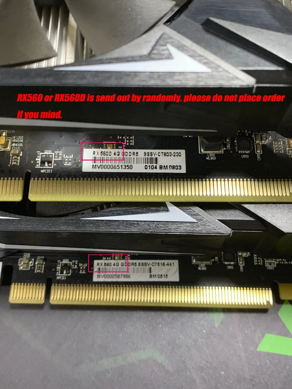 Видеокарты SAPPHIRE Radeon RX 560 4G 4GB RX560 RX560D GDDR5 PCI для настольных игр видеокарта RX 570 580 RX570 RX580 не майнит
