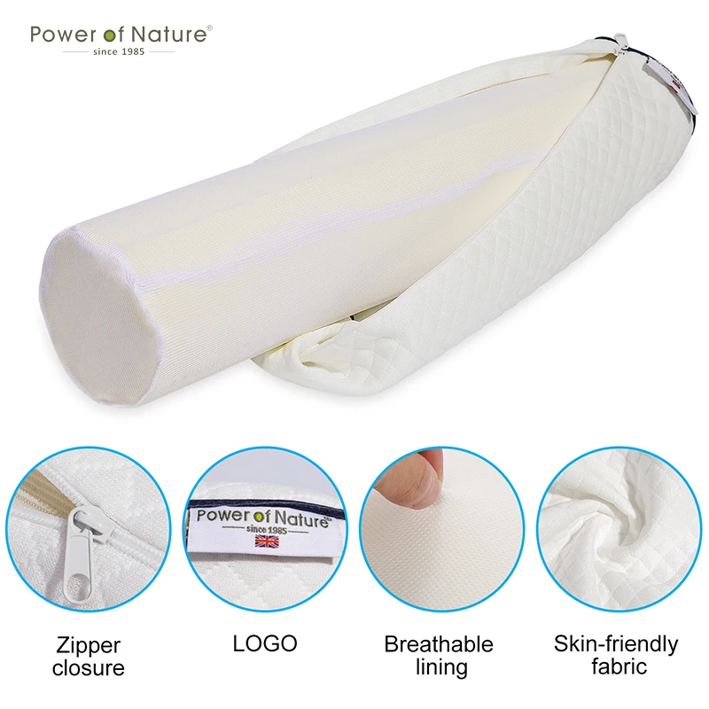 

Column Cotton Memory Foam Long Bedding Pillow Sofa Back Cushion Slow Rebound Leg Waist Neck Protect Cervical Orthopedic Pillows