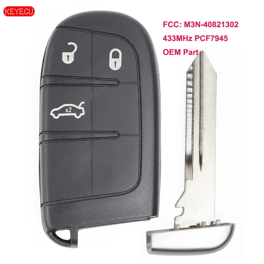 

Запасная деталь Keyecu OEM 433 МГц PCF7945 для Fiat 500 - FCC: Φ