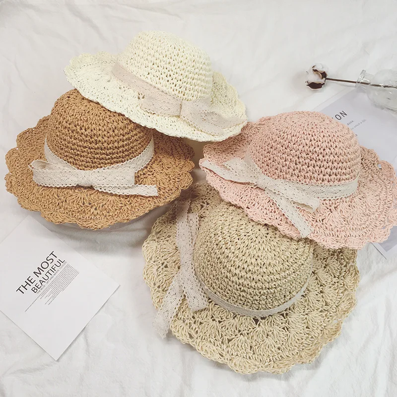 

Children's fashion foldable sunscreen sun hat personality wild straw hat fisherman hat unisex