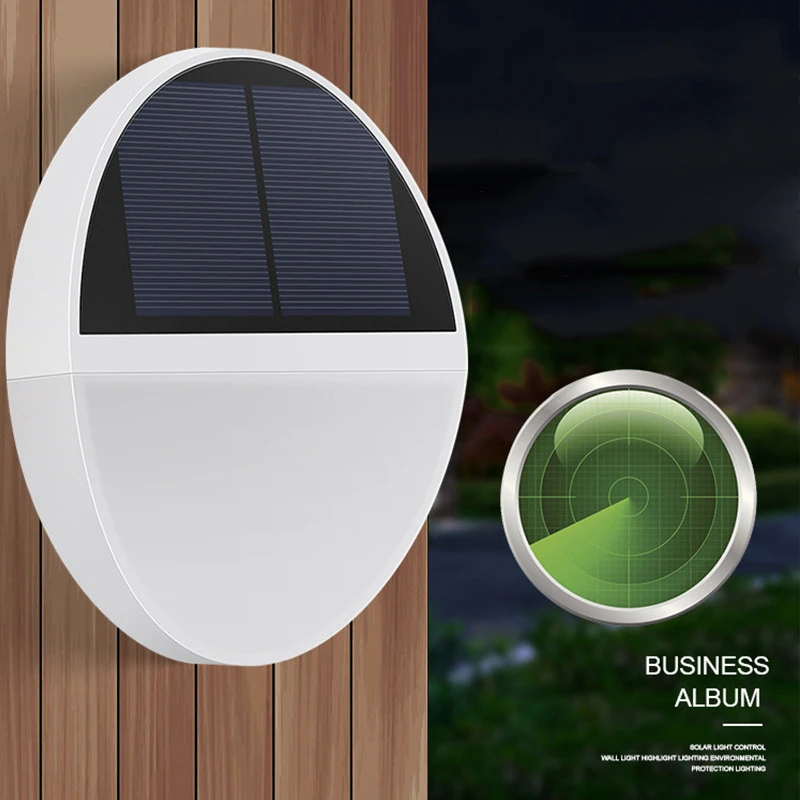 

Solar Light LED Outdoors Radar Sensor Wall Light Waterproof Garden Courtyard Park Path Corridor Lawn Decorative Lighting 1pc