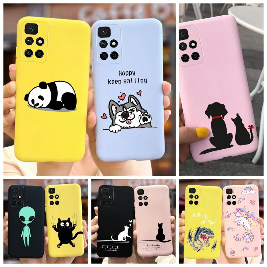 Чехол для Xiaomi Redmi 10 чехол с милым рисунком панды мягкий силиконовый телефона Redmi10