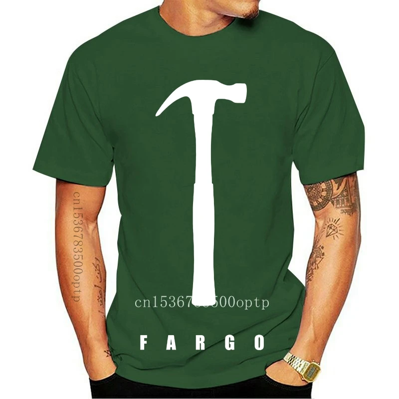 

New Fargo T Shirt Hammer Black Comedy Crime Drama Anthology Tv Series 100% Cotton Short Sleeve Summer T Shirt