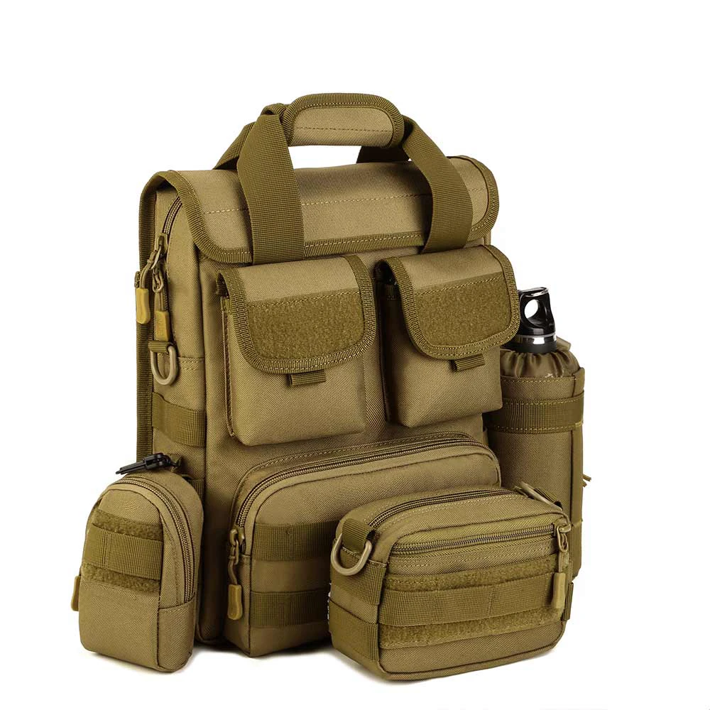 Tactical Backpack Nylon 12 Inch Tablet Military Bags Cross Body Camouflage Molle Hunting Camping Hiking Sports Functional Bag