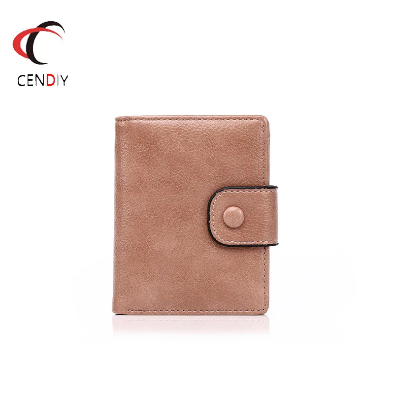 

Leather Wallet Women Small Luxury Brand Mini Women Wallets Purses Female Short Coin Purse Zipper Card Holder Bag for Women