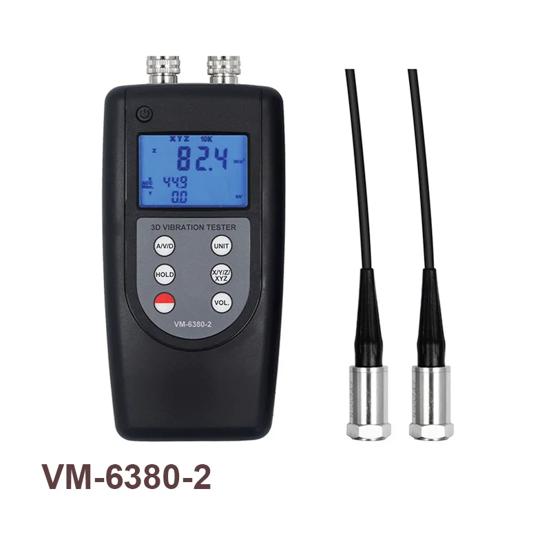 

Double Channel VM-6380-2 Vibration Meter Vibrometer