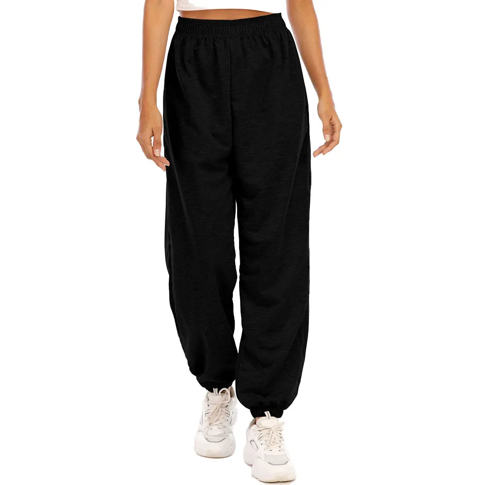 

Women Pants Candy Color Solid Sweatpants Casual Women Clothing Elastic Waist Sports Pants for Women Sweatpants