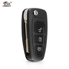 Чехол для смарт-ключа Dandkey с 3 кнопками для Ford Transit Tourneo Custom 2012-2019 Focus Mondeo Fiesta
