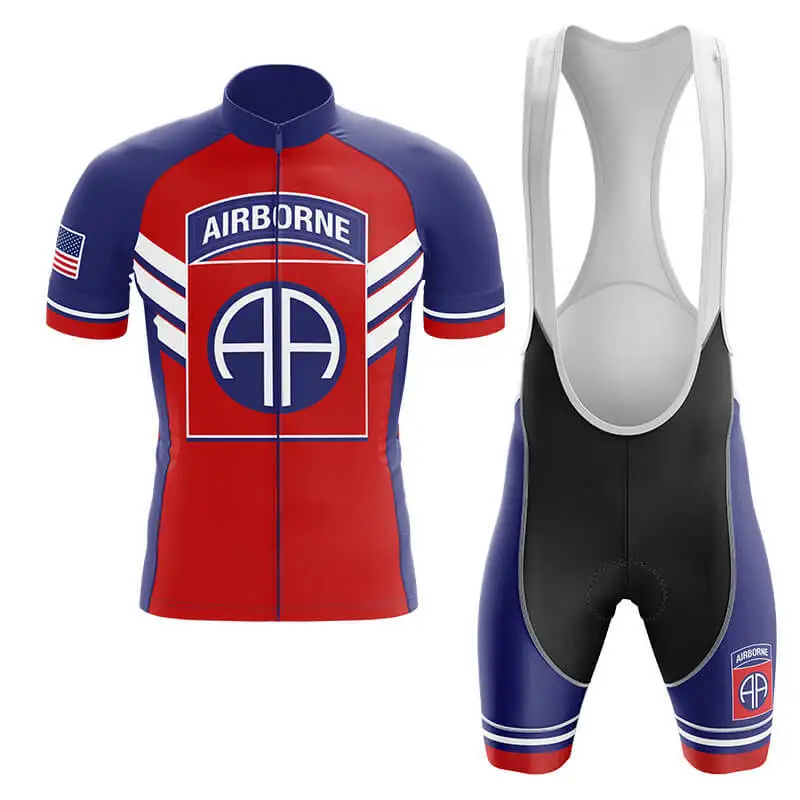 

82nd Airborne Division Cycling Jersey Set MTB Bicycle Clothes Sportswear Bike Clothing Maillot Ropa Ciclismo Cycling Set