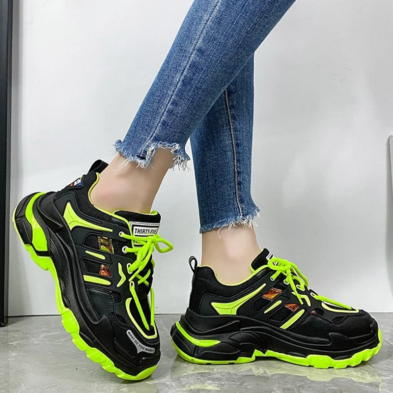 Rimocy/модные разноцветные кроссовки на массивной платформе Женская Осенняя