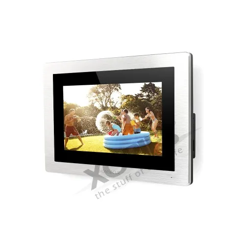 HOMSECUR " проводной Hands-free видео домофон система+ отпечатков пальцев камера BC061-S+ BM714-S