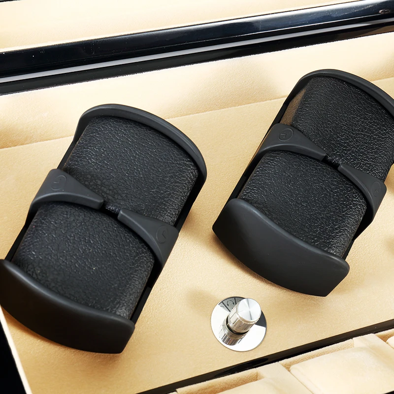 6 + автоматическая коробка для намотки часов PE кожаная хранения коллекция дисплей