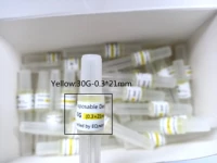 dental disposable delivery syringe needles injection tip yellow 30ga 0 321mm