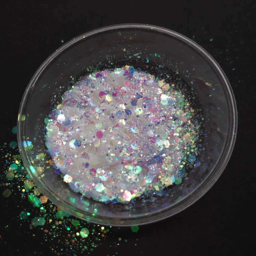 50 г/пакет Блестящие Блестки с золотыми бриллиантами оптом и в розницу макияж для