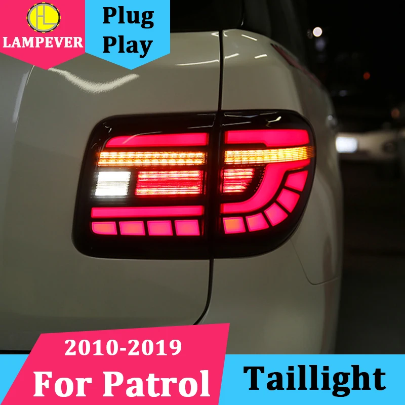 Автомобильный Стайлинг светодиодный задний фонарь для Nissan Patrol Y62 2012 2018