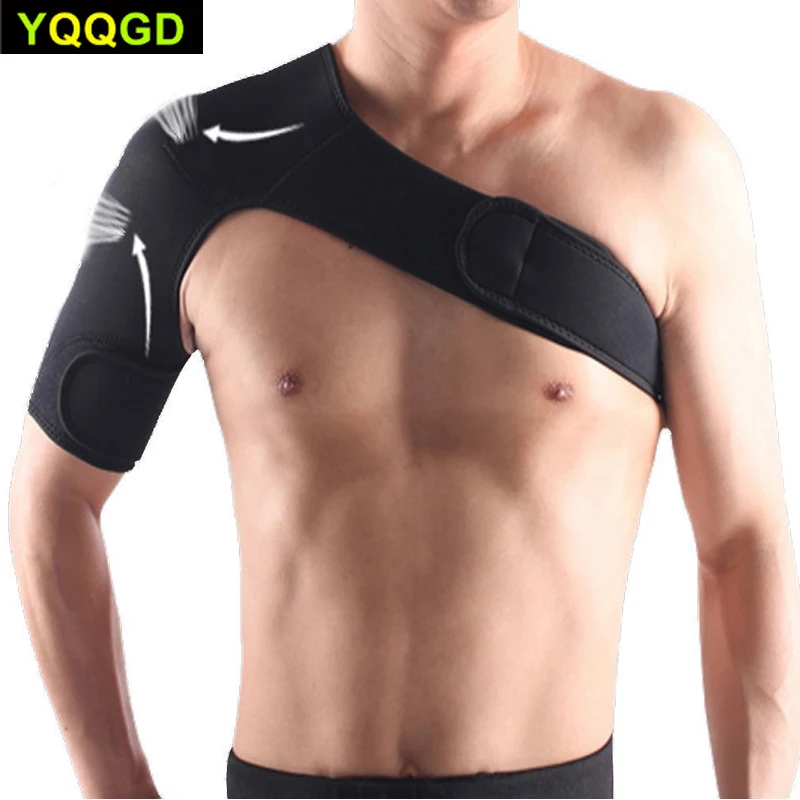 

1Pcs Breathable Adjustable Shoulder Support Brace Unisex Sport Compression Brace Strap Wrap Belt for Rotator Cuff Injury relief