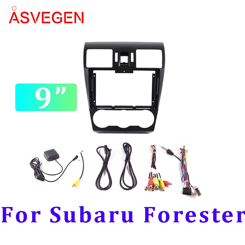 

9" Car Radio Fascia Frame For Subaru Forester Car Dvd Frame Install Panel Dash Mount Installation Dashboard